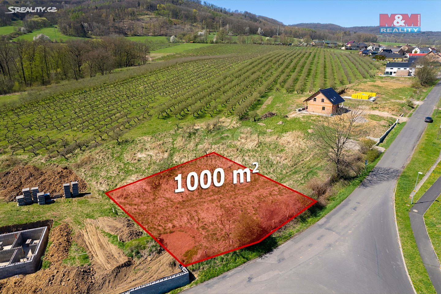 Prodej  stavebního pozemku 1 000 m², Malšovice, okres Děčín