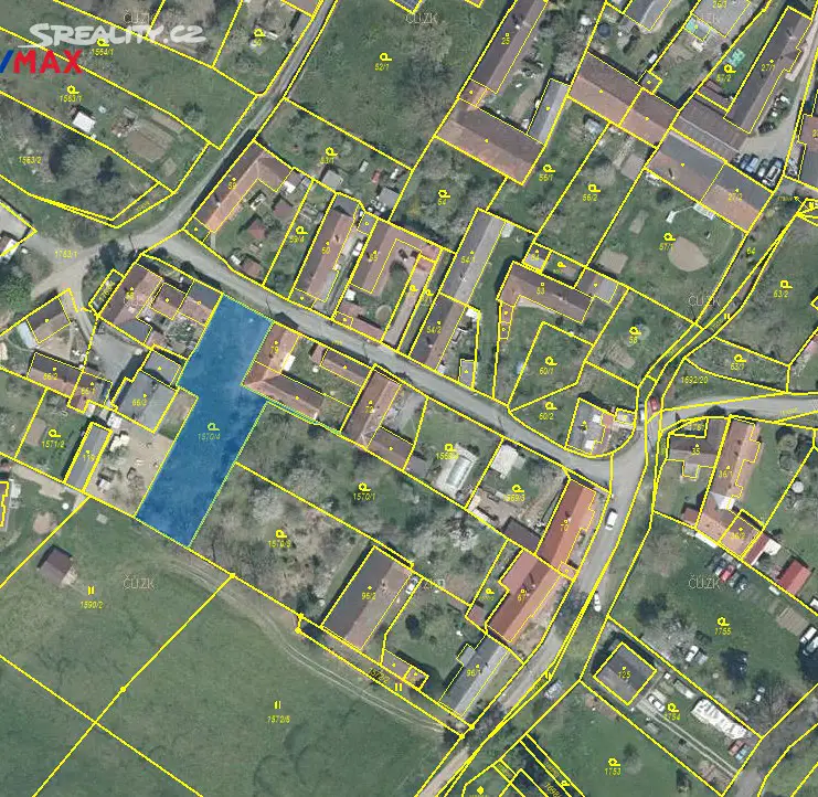 Prodej  stavebního pozemku 1 007 m², Srbice, okres Domažlice