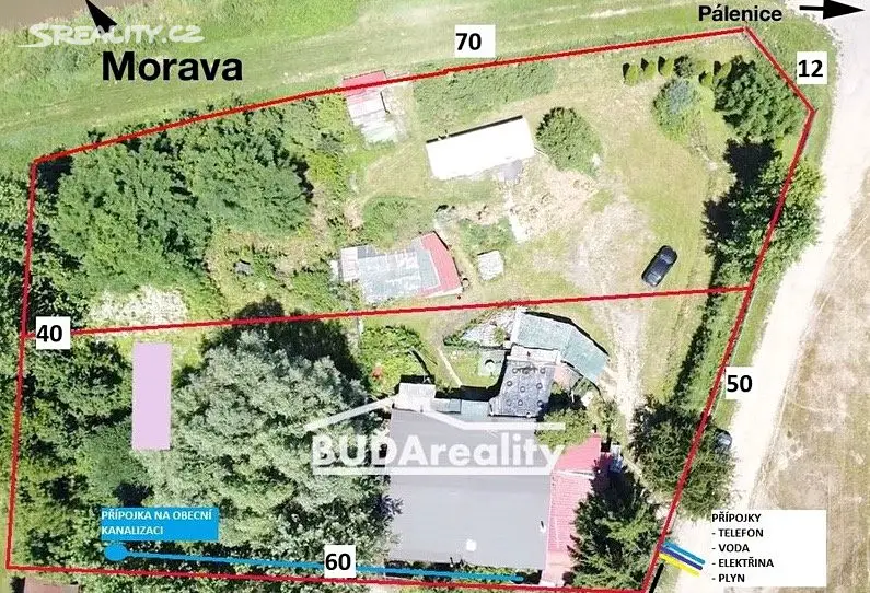 Prodej  komerčního pozemku 3 347 m², Kvasice, okres Kroměříž