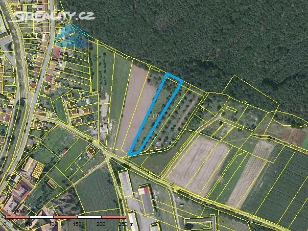 Prodej  zahrady 4 855 m², Lomnička, okres Brno-venkov