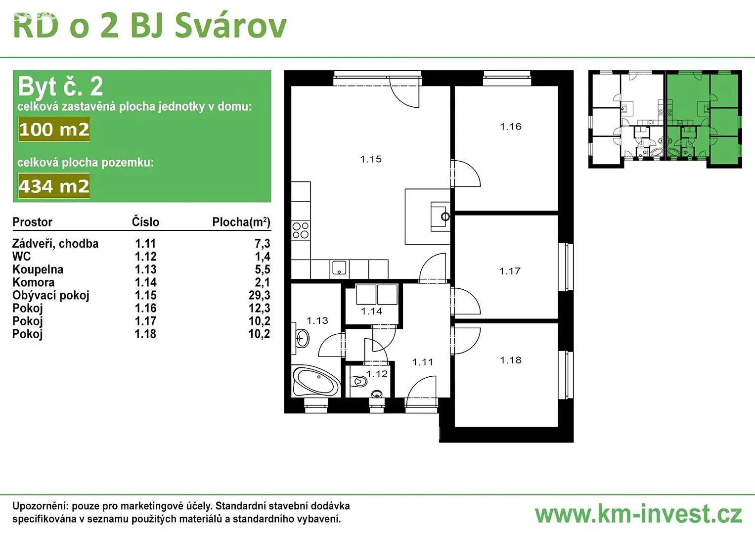 Prodej  rodinného domu 84 m², pozemek 434 m², Okružní, Svárov