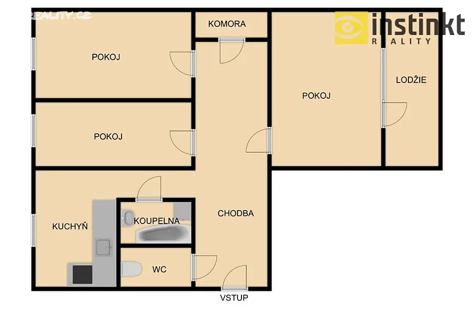 Pronájem bytu 3+1 71 m², Suvorovova, Klatovy - Klatovy IV