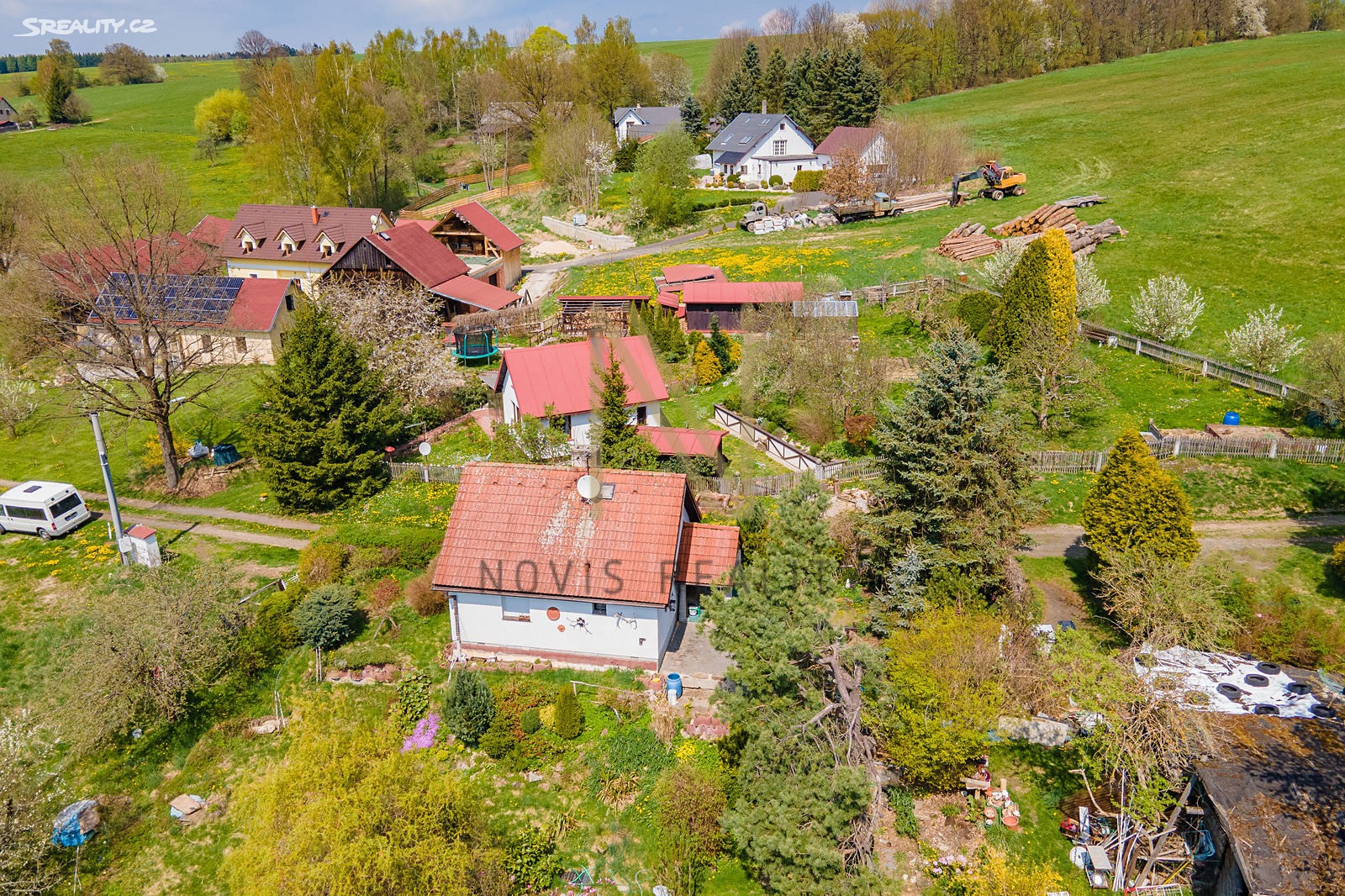 Prodej  chalupy 1 880 m², pozemek 1 880 m², Nový Kostel - Božetín, okres Cheb