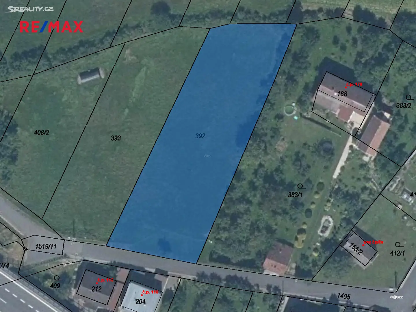 Prodej  stavebního pozemku 2 221 m², Mokré Lazce, okres Opava