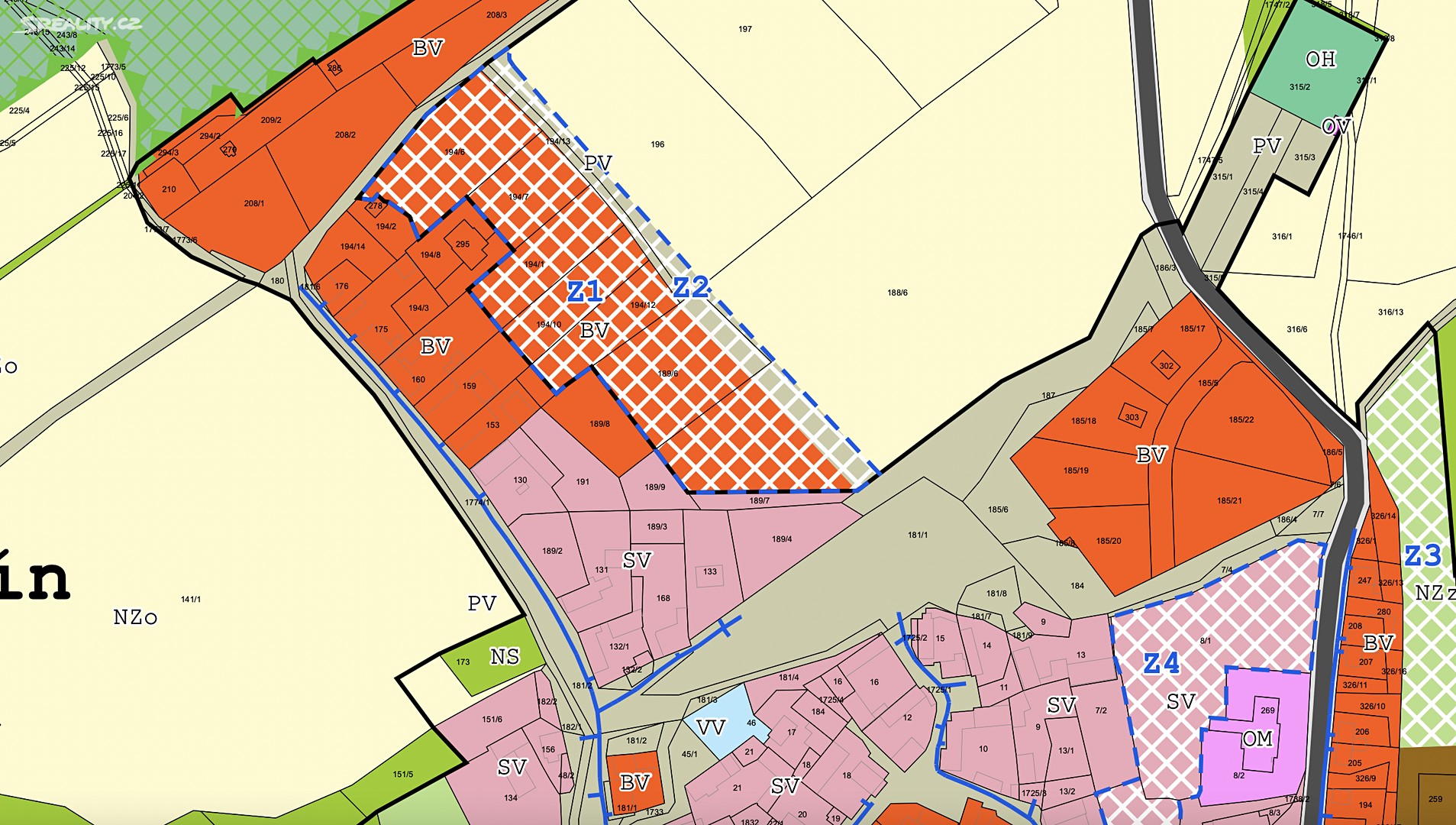 Prodej  stavebního pozemku 1 399 m², Svojetín, okres Rakovník