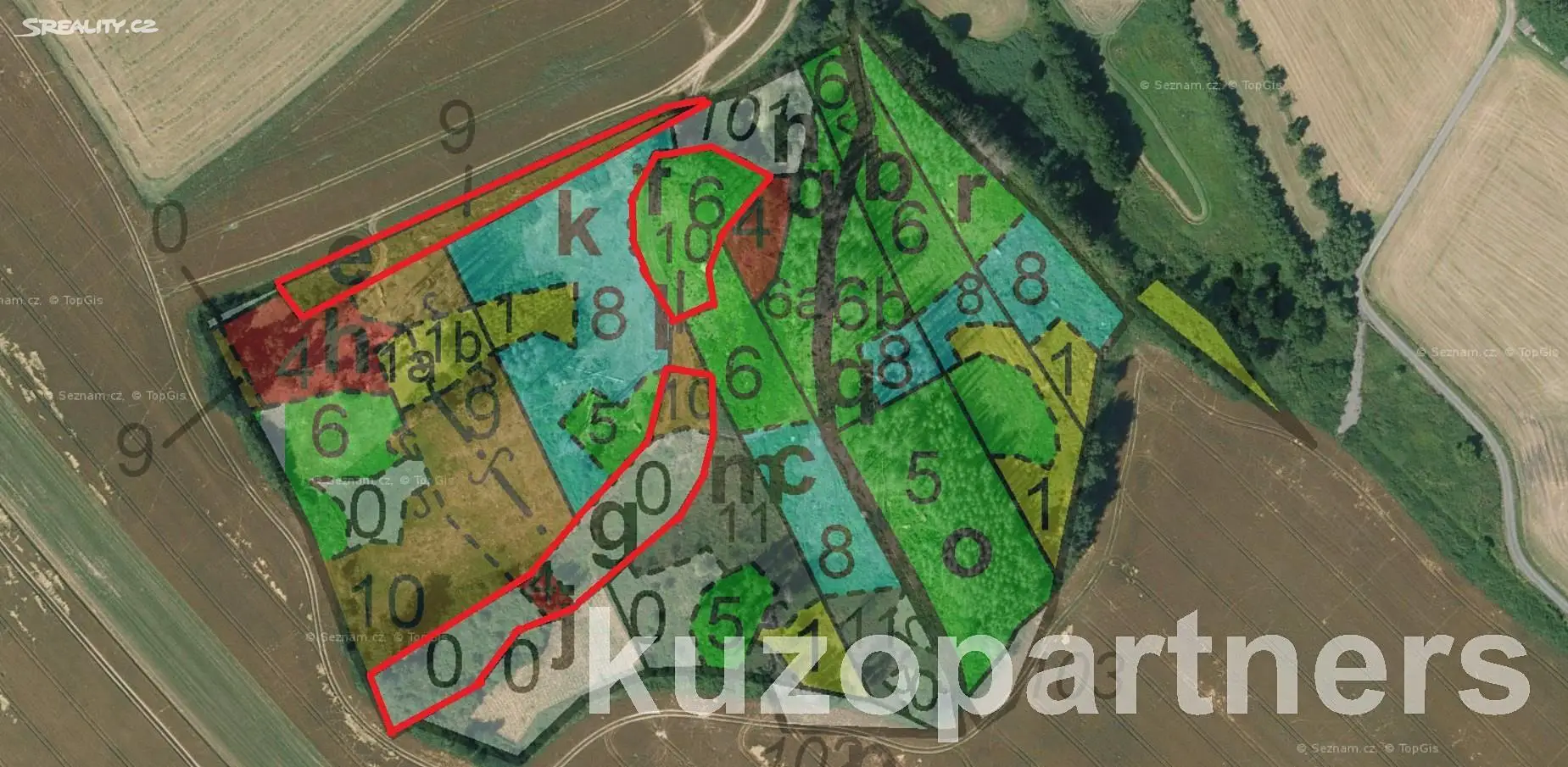 Prodej  lesa 8 200 m², Kamenice, okres Jihlava