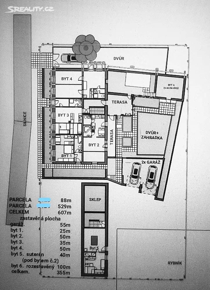 Prodej  rodinného domu 355 m², pozemek 607 m², Na Zámečku, Újezd u Brna