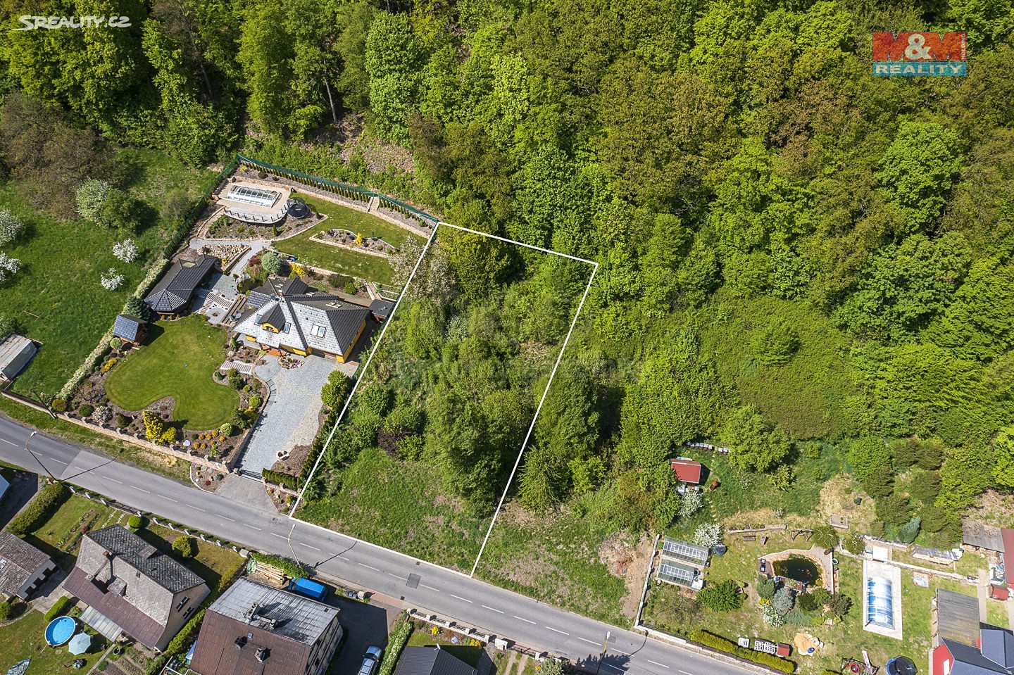 Prodej  stavebního pozemku 1 493 m², Heřmanovská, Benešov nad Ploučnicí