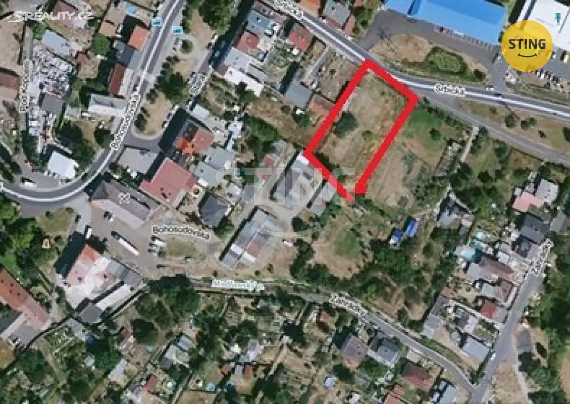 Prodej  stavebního pozemku 1 823 m², Teplice - Sobědruhy, okres Teplice