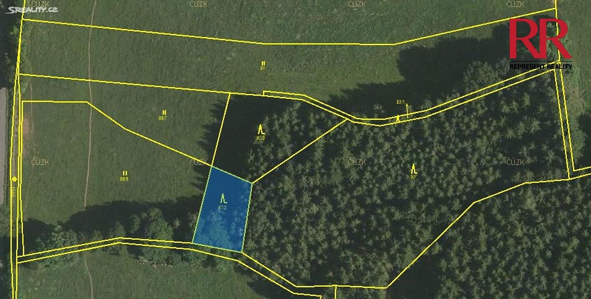 Prodej  pozemku 23 468 m², Velhartice, okres Klatovy