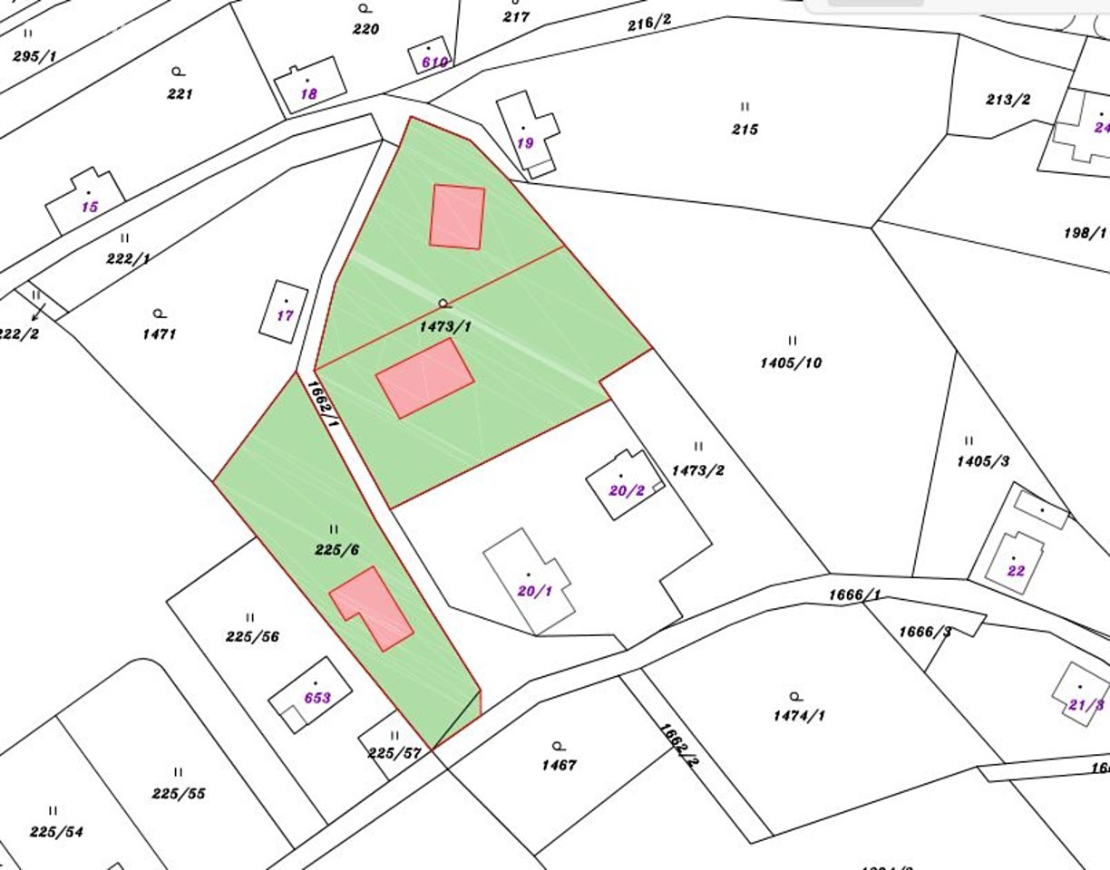 Prodej  stavebního pozemku 1 318 m², Nová Ves, okres Liberec