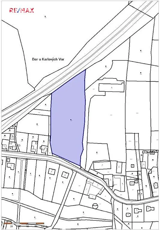 Prodej  komerčního pozemku 15 715 m², Sadov, okres Karlovy Vary