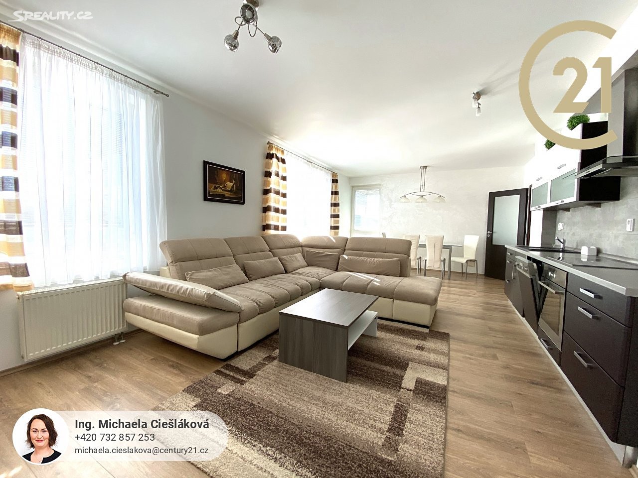 Pronájem bytu 3+kk 90 m², Duhová, Liberec - Liberec VI-Rochlice