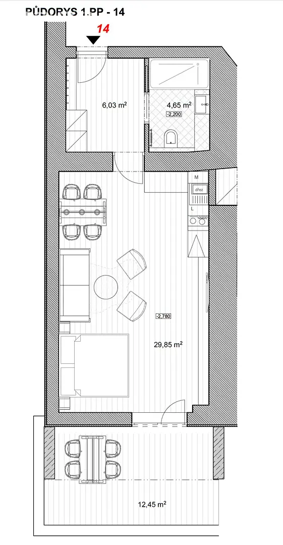 Prodej bytu 2+kk 41 m², Albrechtice v Jizerských horách - Mariánská Hora, okres Jablonec nad Nisou