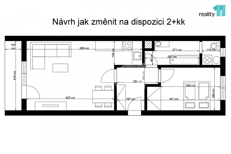 Prodej bytu 2+kk 51 m², Sportovců, Hýskov