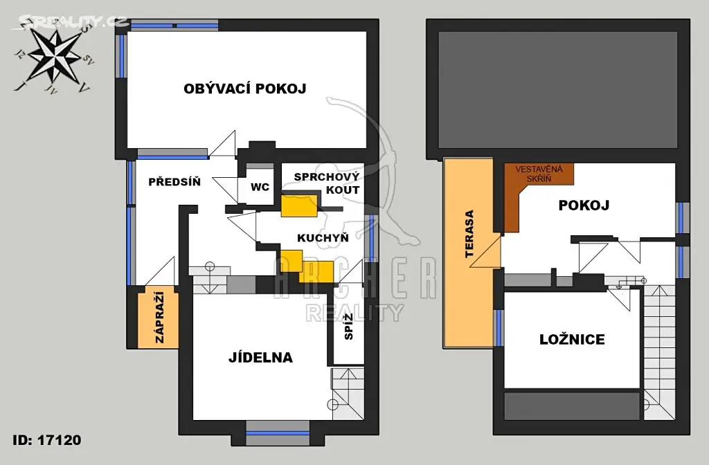 Prodej  chaty 95 m², pozemek 421 m², Homolka, Třebotov