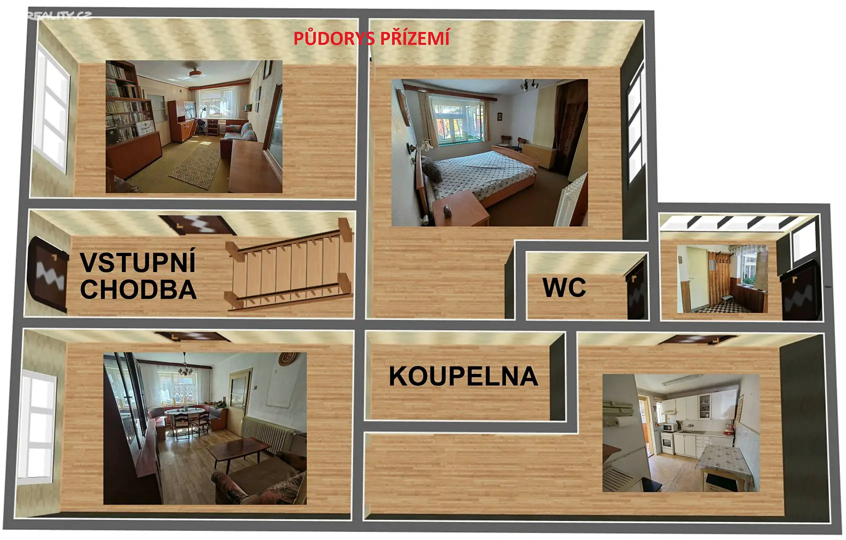 Prodej  rodinného domu 172 m², pozemek 191 m², Prostějov - Čechovice, okres Prostějov