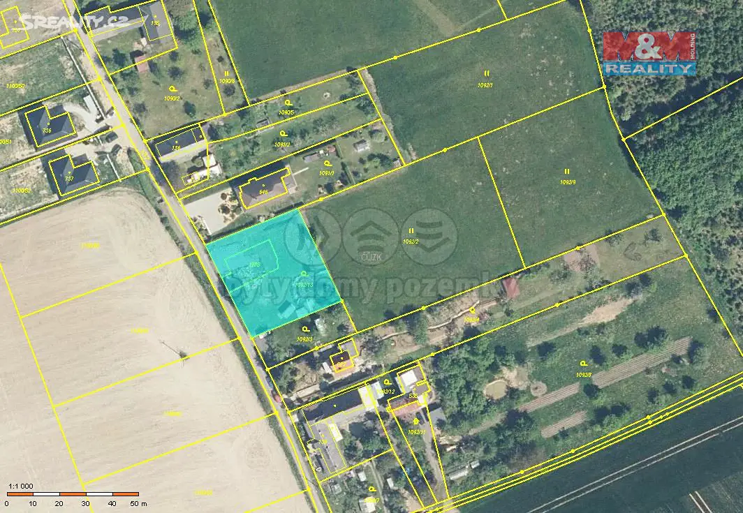 Prodej  stavebního pozemku 1 448 m², Bílá Třemešná, okres Trutnov