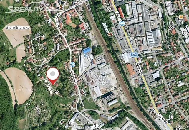Prodej  stavebního pozemku 968 m², Pod Strání, Blansko
