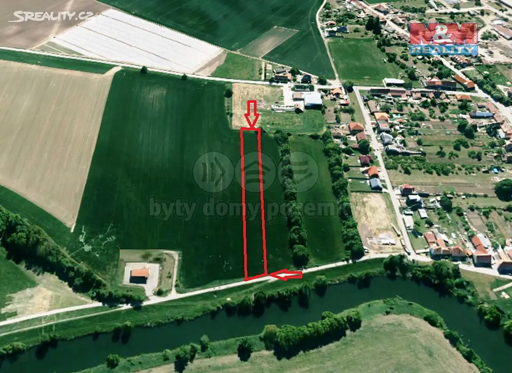 Prodej  stavebního pozemku 2 059 m², Bulhary, okres Břeclav