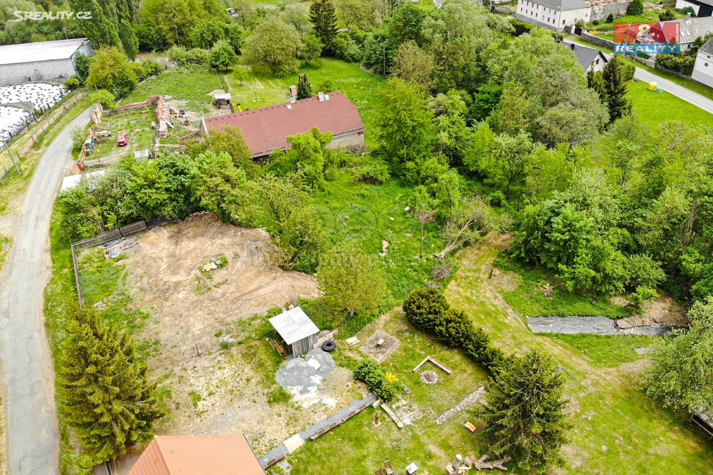 Prodej  stavebního pozemku 1 877 m², Drahotín, okres Domažlice