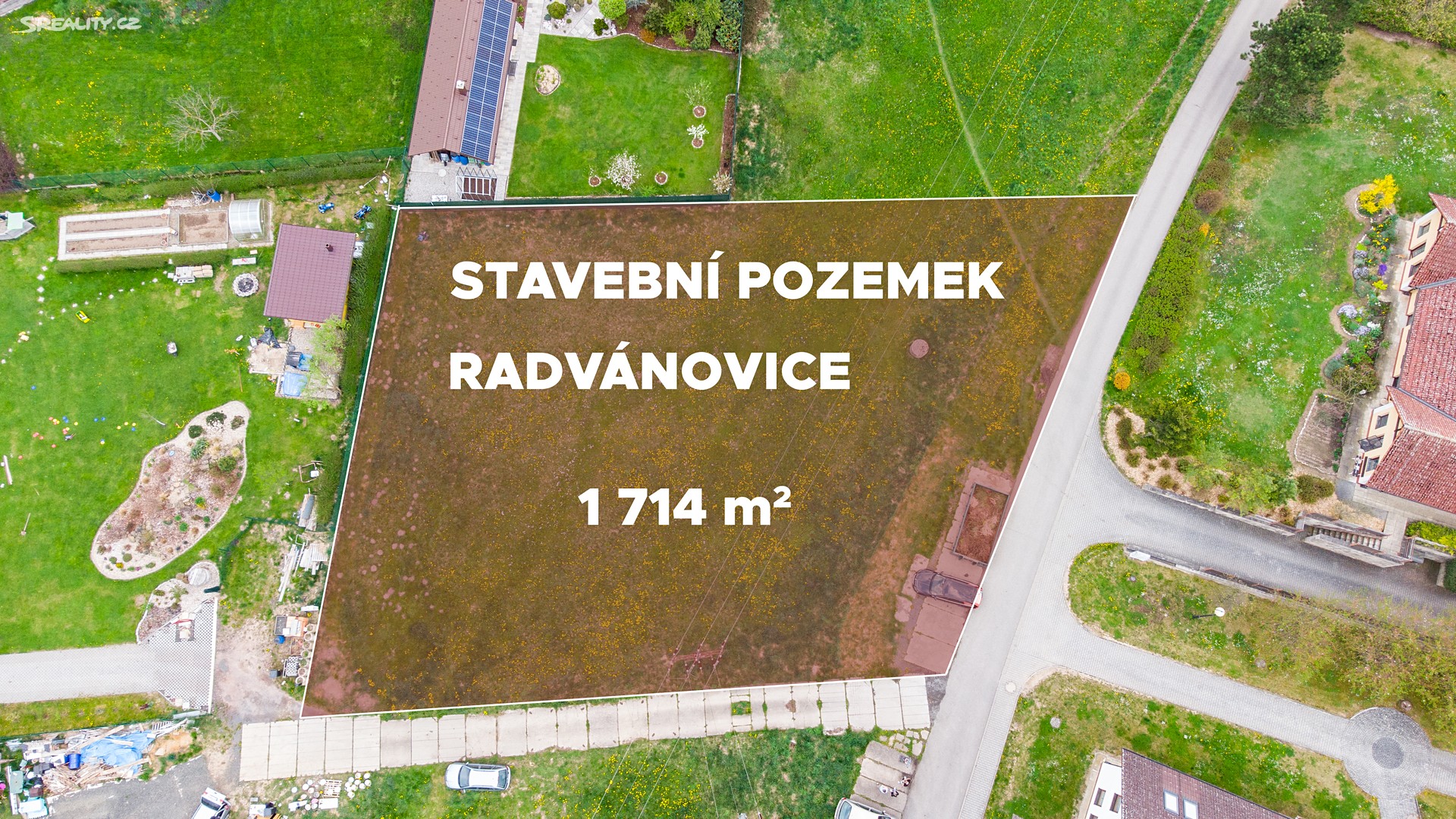 Prodej  stavebního pozemku 1 714 m², Karlovice, okres Semily