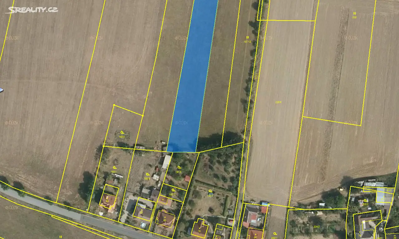 Prodej  stavebního pozemku 8 958 m², Pokojovice, okres Třebíč