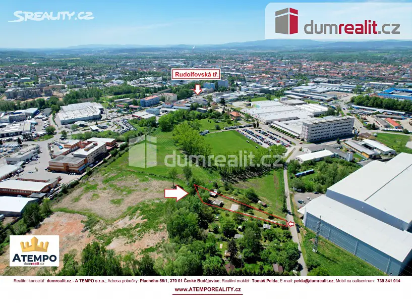 Prodej  zahrady 1 045 m², U Sirkárny, České Budějovice - České Budějovice 4