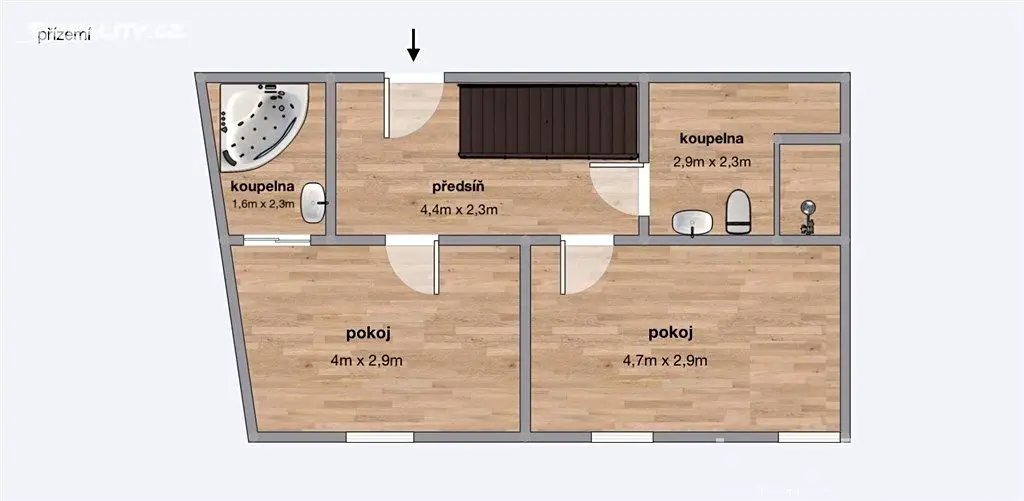 Pronájem bytu 4+kk 168 m², Na Bělidle, Praha 5 - Smíchov