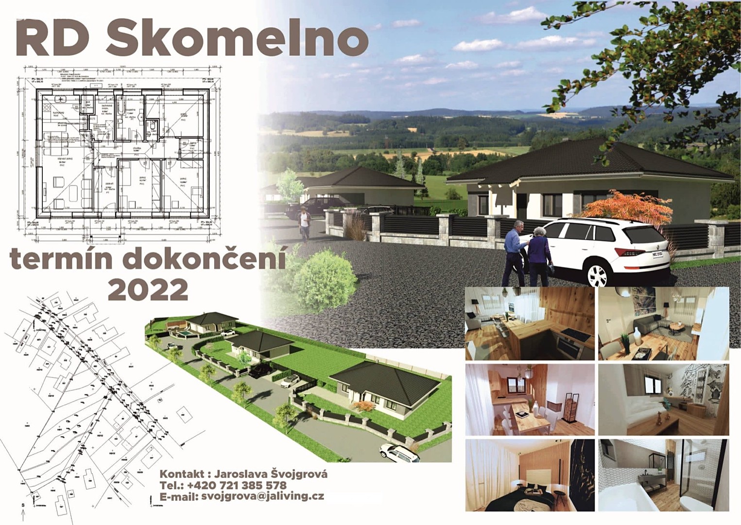 Prodej  rodinného domu 128 m², pozemek 878 m², Skomelno, okres Rokycany