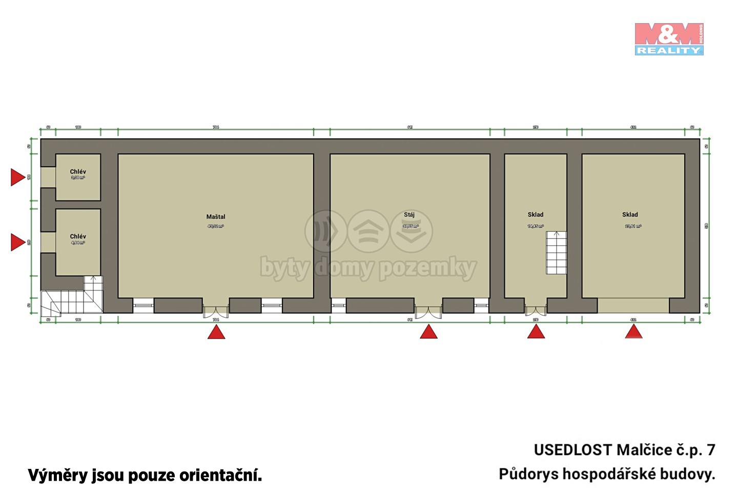 Prodej  chalupy 275 m², pozemek 7 068 m², Předotice - Malčice, okres Písek
