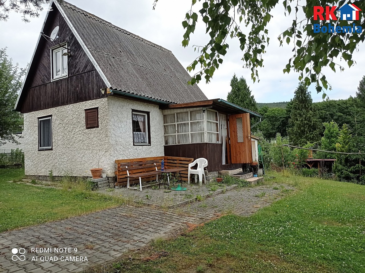 Prodej  chaty 61 m², pozemek 550 m², Hřiměždice - Vestec, okres Příbram