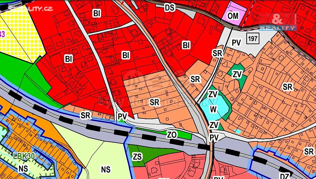 Prodej  stavebního pozemku 1 038 m², Cheb - Podhrad, okres Cheb