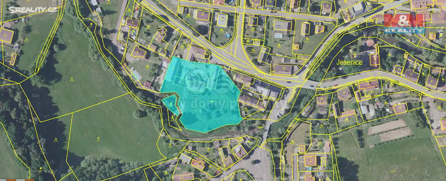 Prodej  stavebního pozemku 5 512 m², Jesenice, okres Příbram