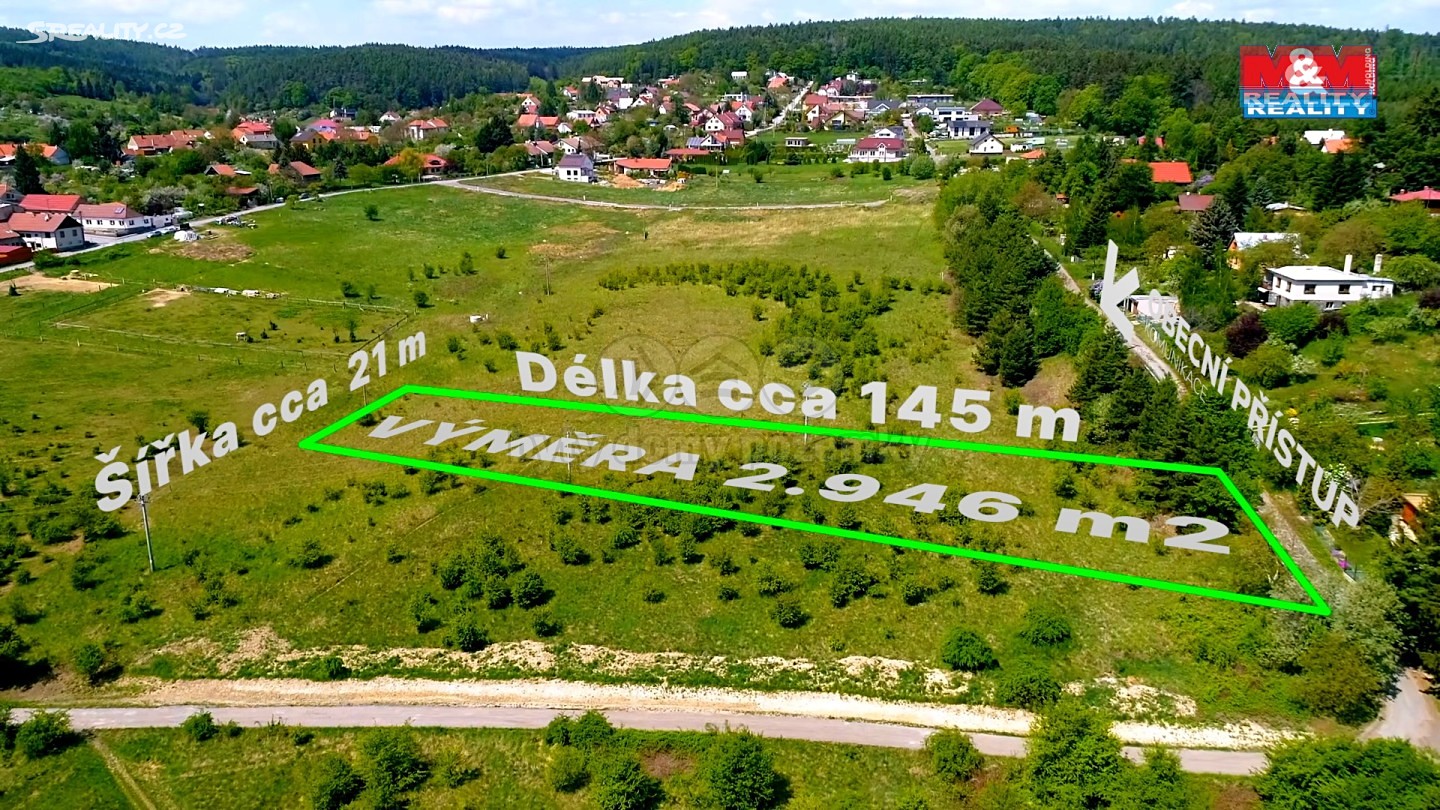 Prodej  stavebního pozemku 2 946 m², Olšany, okres Vyškov