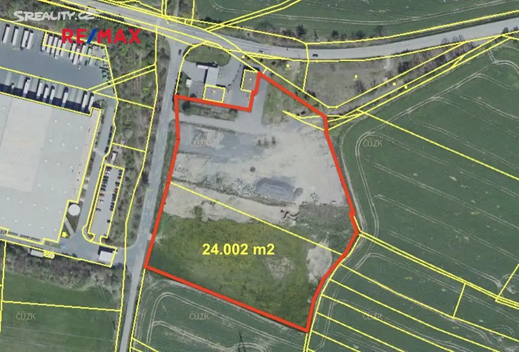 Prodej  komerčního pozemku 24 002 m², Divišov, okres Benešov