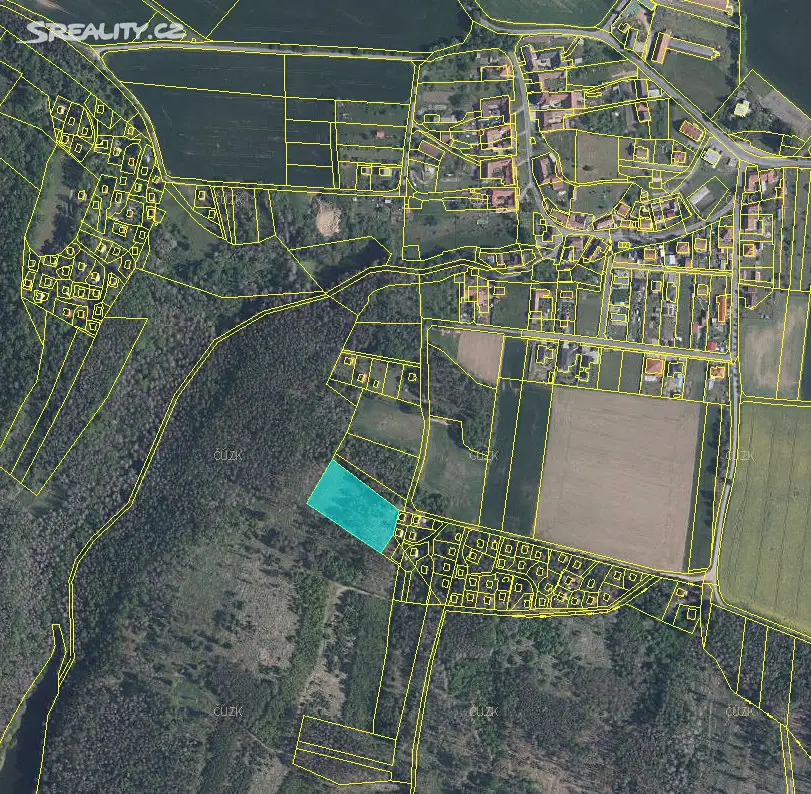 Prodej  lesa 5 283 m², Kozlany, okres Třebíč