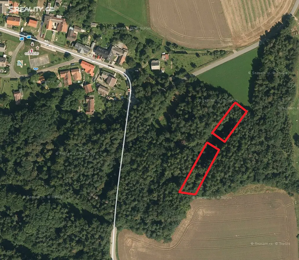 Prodej  lesa 941 m², Ludmírov, okres Prostějov