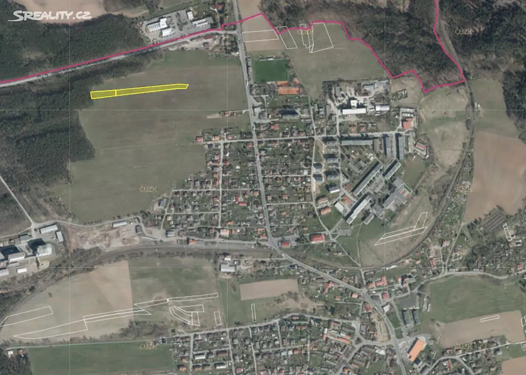 Prodej  pozemku 5 406 m², Kaznějov, okres Plzeň-sever