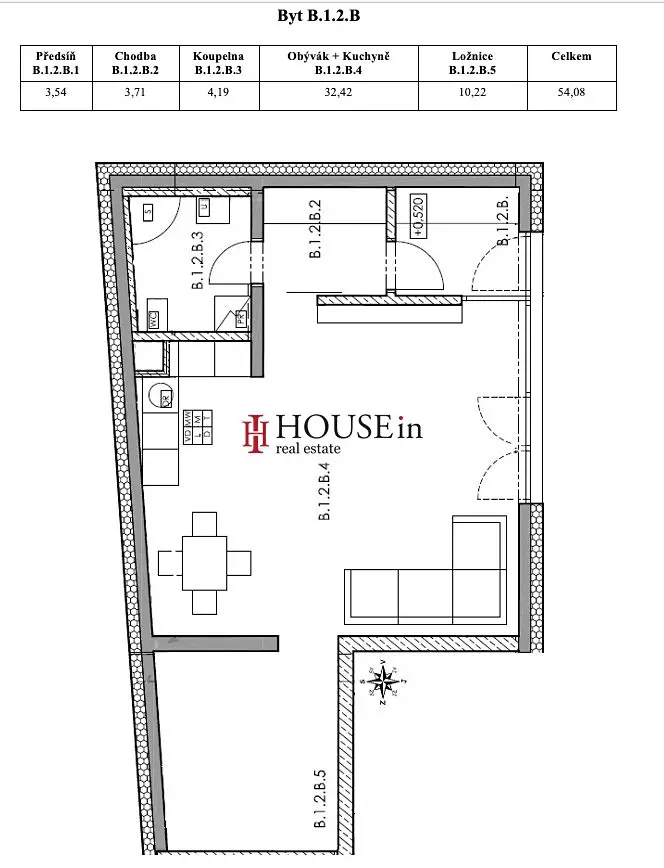 Pronájem bytu 2+kk 54 m², Na vysoké I, Praha 5 - Jinonice