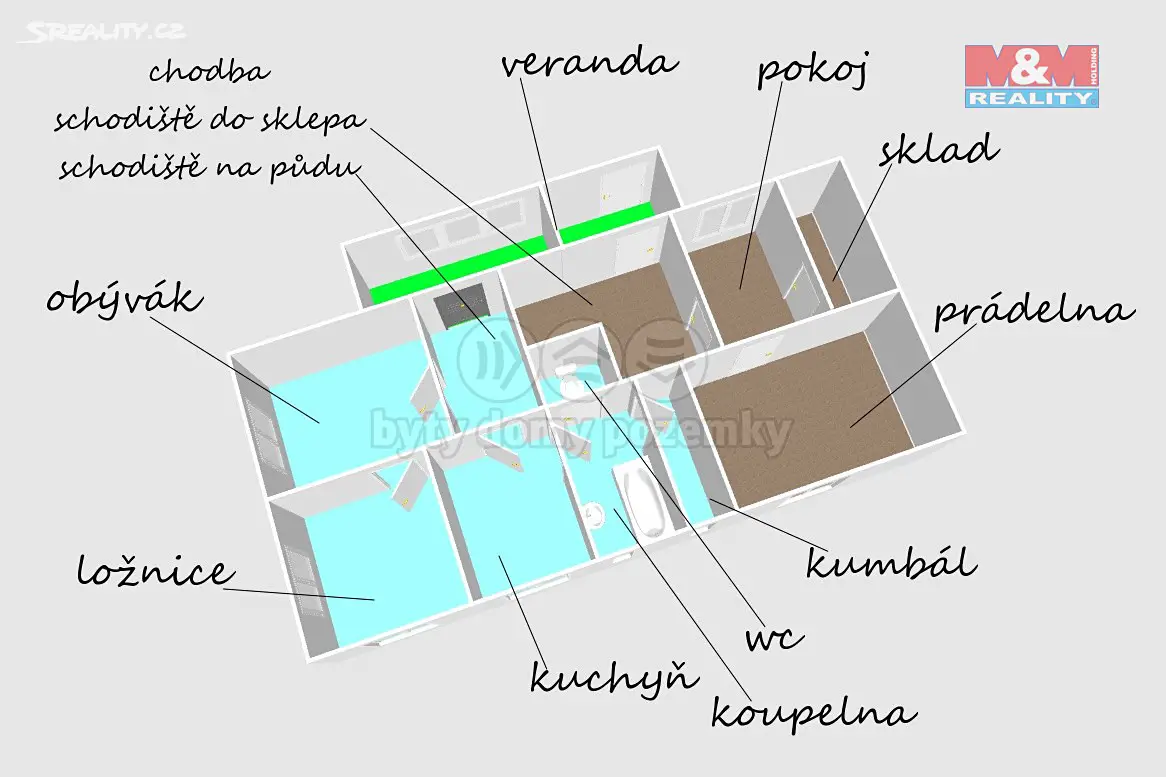 Prodej  rodinného domu 170 m², pozemek 1 773 m², Lipová - Dolní Lažany, okres Cheb