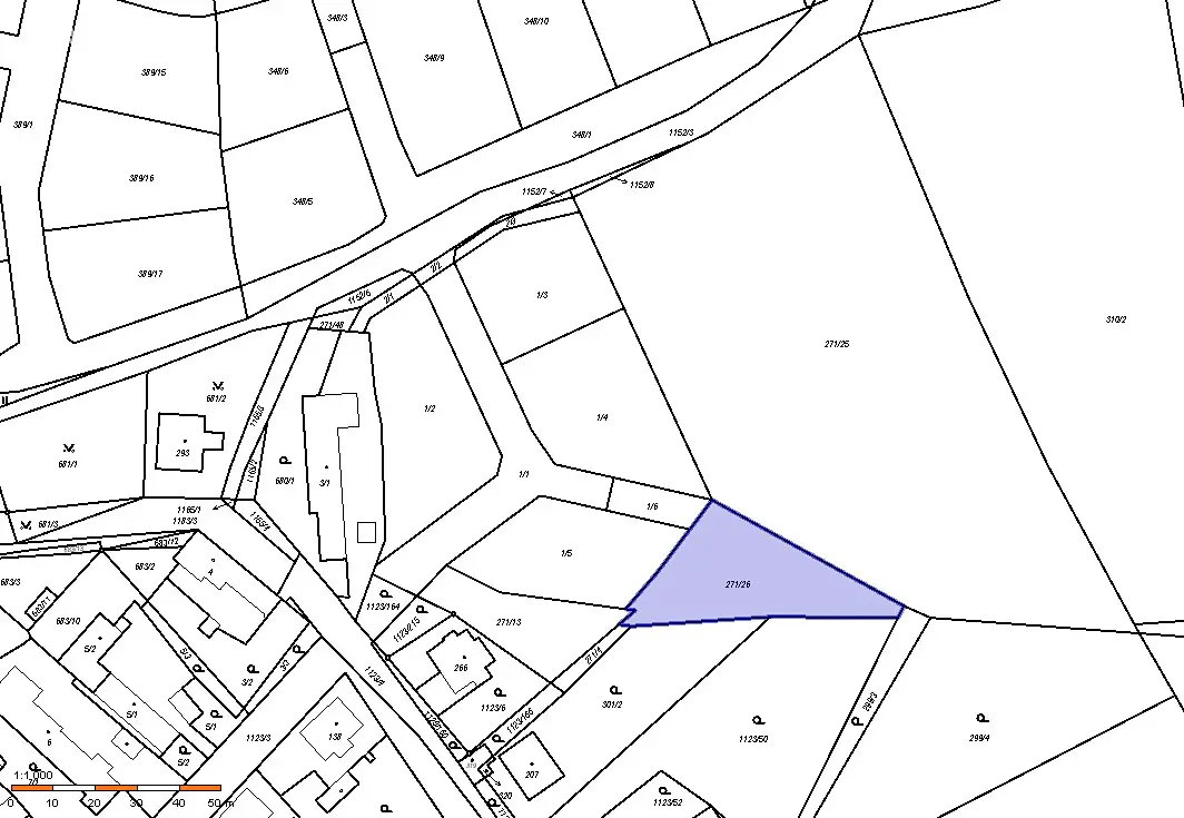Prodej  stavebního pozemku 1 031 m², Rokytno, okres Pardubice