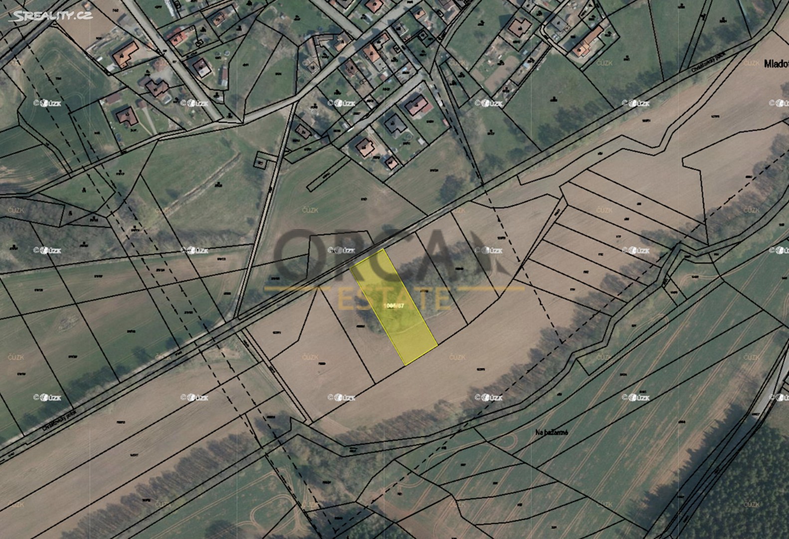 Prodej  pole 1 588 m², Mladotice, okres Plzeň-sever