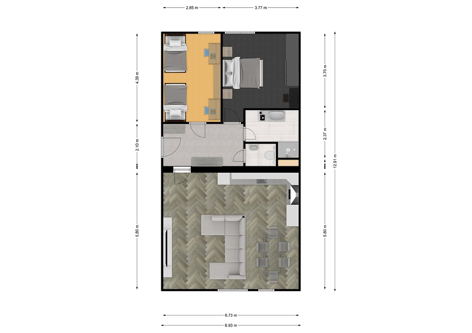 Prodej bytu 3+kk 82 m², Břasy, okres Rokycany