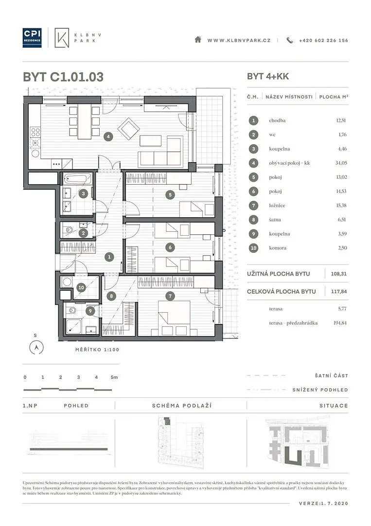 Prodej bytu 4+kk 108 m², Kolbenova, Praha 9 - Vysočany