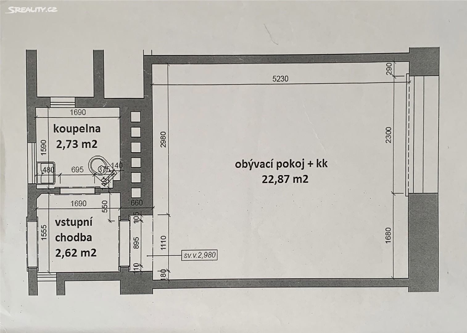 Prodej bytu 1+kk 28 m², U Křížku, Praha 4 - Nusle