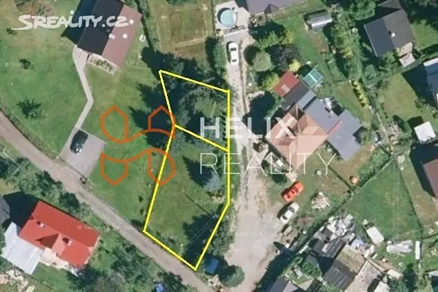 Prodej  stavebního pozemku 455 m², Frýdlant nad Ostravicí, okres Frýdek-Místek