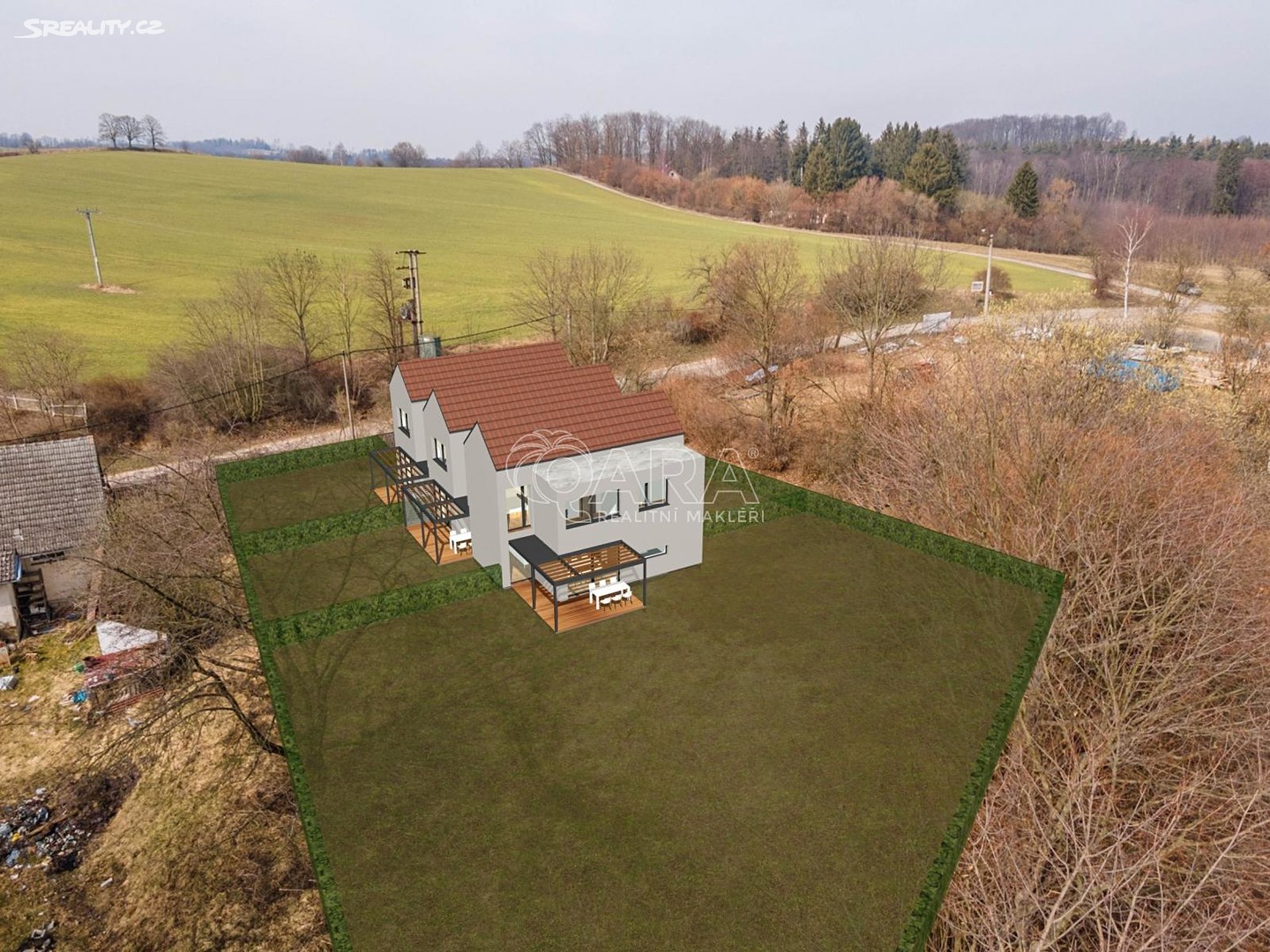 Prodej  stavebního pozemku 1 545 m², Benešovská, Postupice