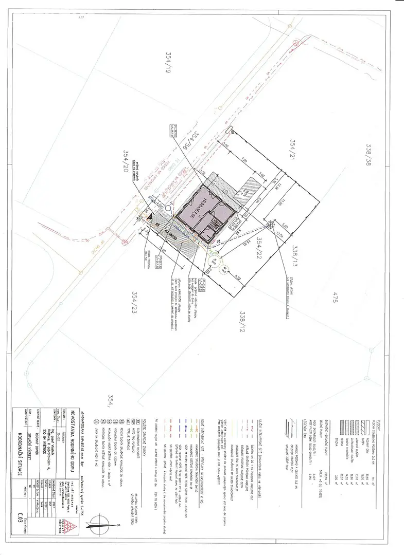 Prodej  stavebního pozemku 711 m², Přišimasy, okres Kolín