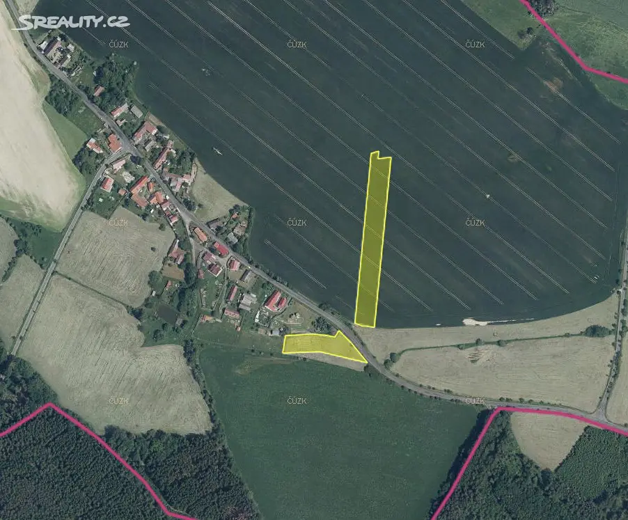 Prodej  pozemku 6 569 m², Chlístovice - Žandov, okres Kutná Hora